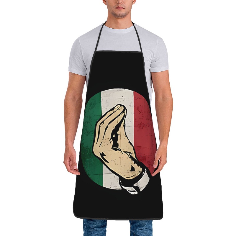 Home Cooking In Italian - 1pc Italian Sign Language Logo, Adult