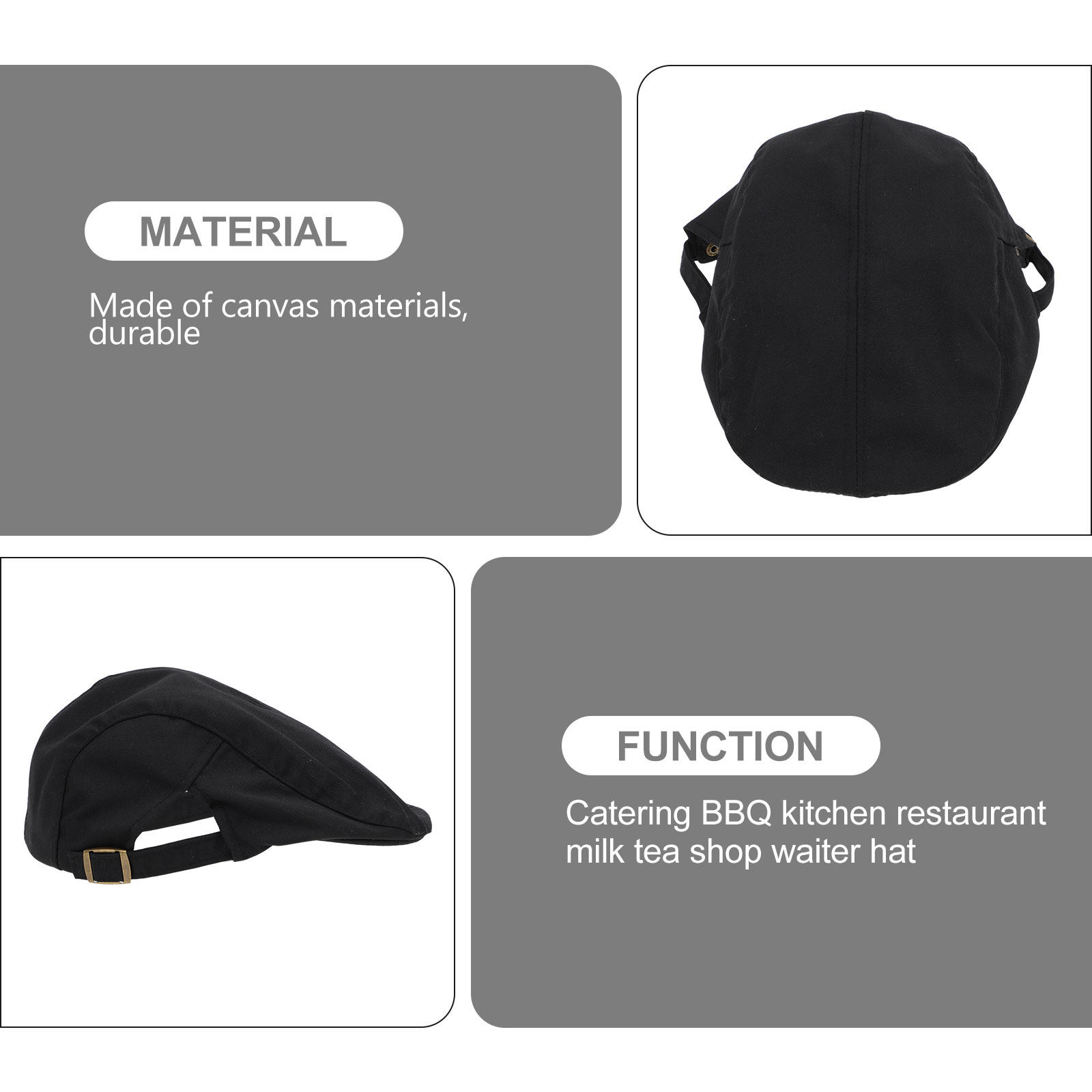 Kitchen Working Hat Canvas Ber - Home Cooking Classes review and price