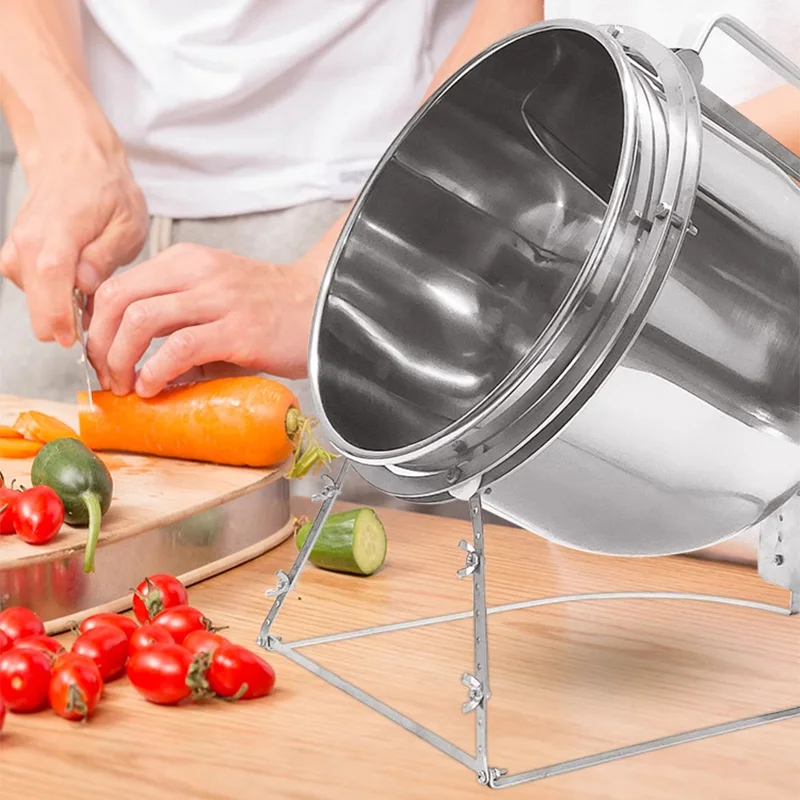 Stainless Steel Stir Fryer Lar - Home Cooking Machine review and price