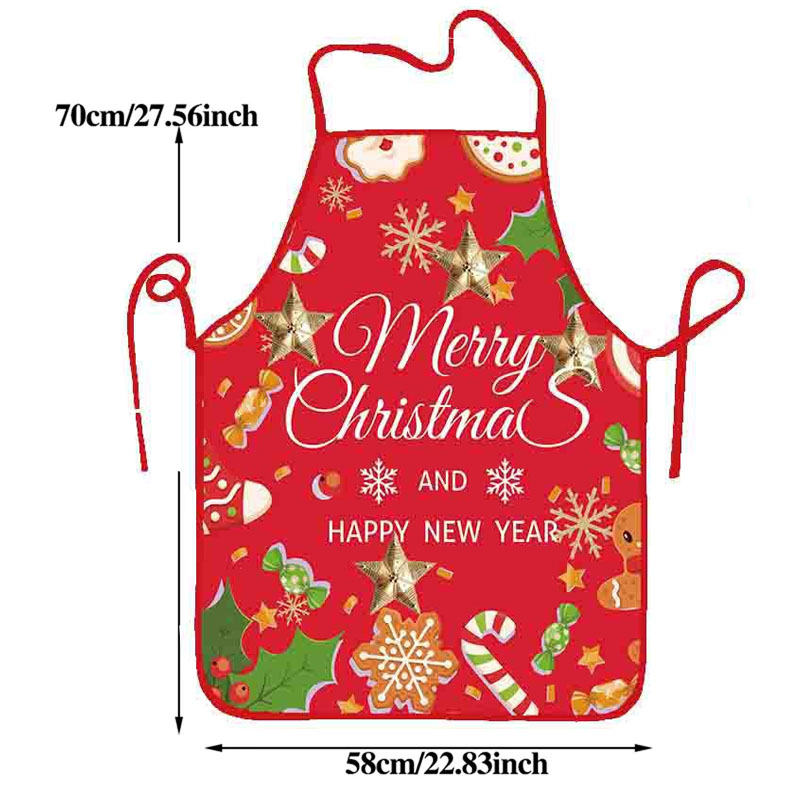 1PC Santa Claus Apron Christma - Home Cooking Dinner review and price