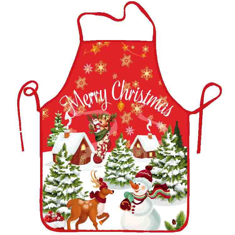 1PC Santa Claus Apron Christma - Home Cooking Dinner review and price