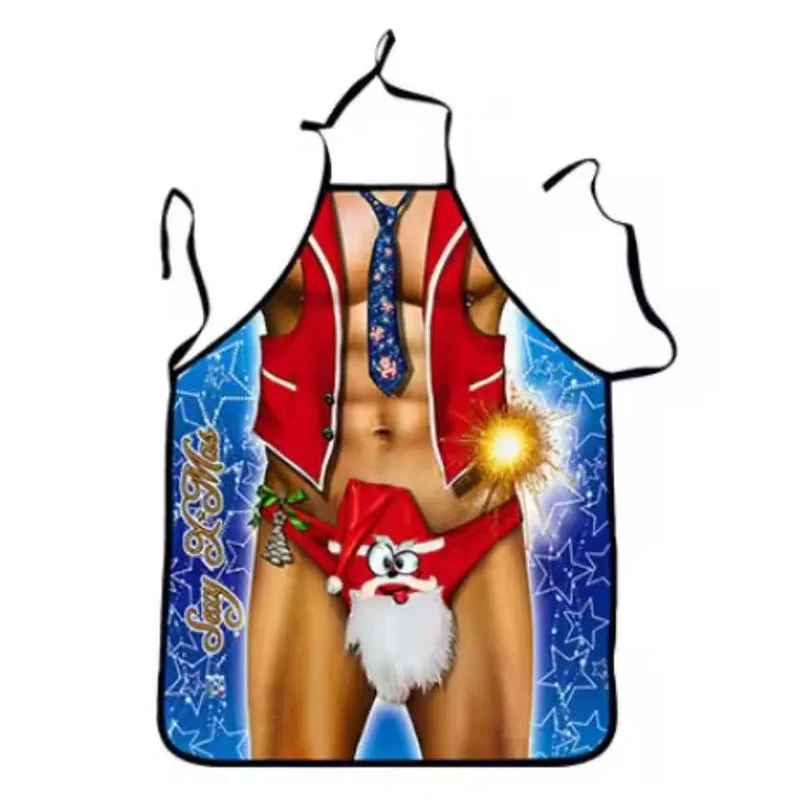 1PC Santa Claus Apron Christma - Home Cooking Dinner review and price