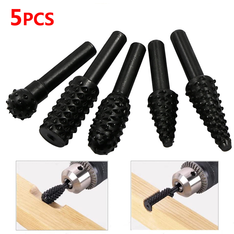 5PCS Drill Bit Set 1/4'' 6mm S - Wok Carbon Steel review and price