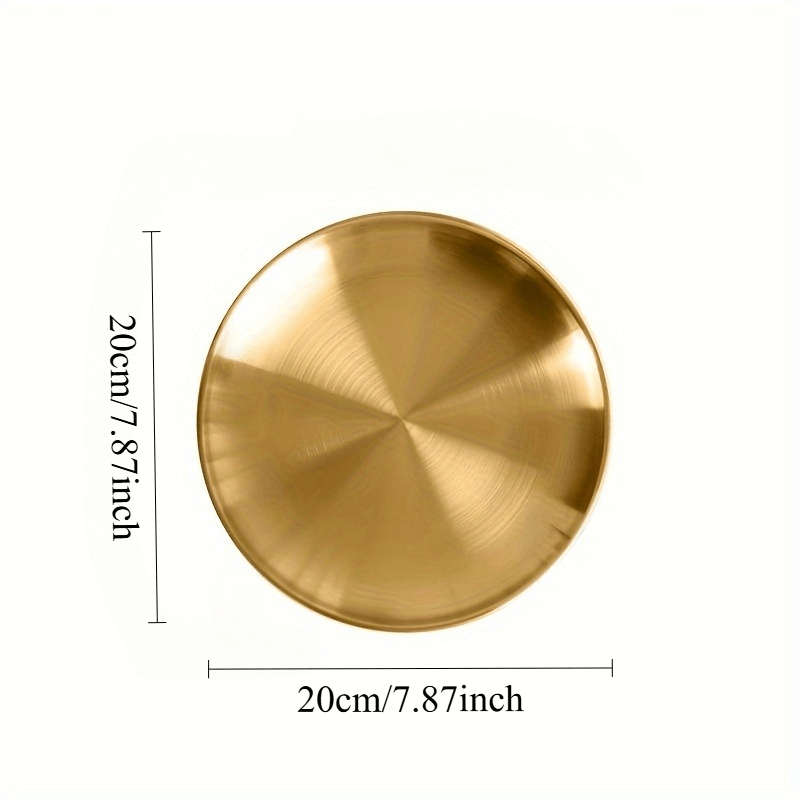 2pcs, Golden Pizza Plates, Sta - Home Cooking Dishes review and price