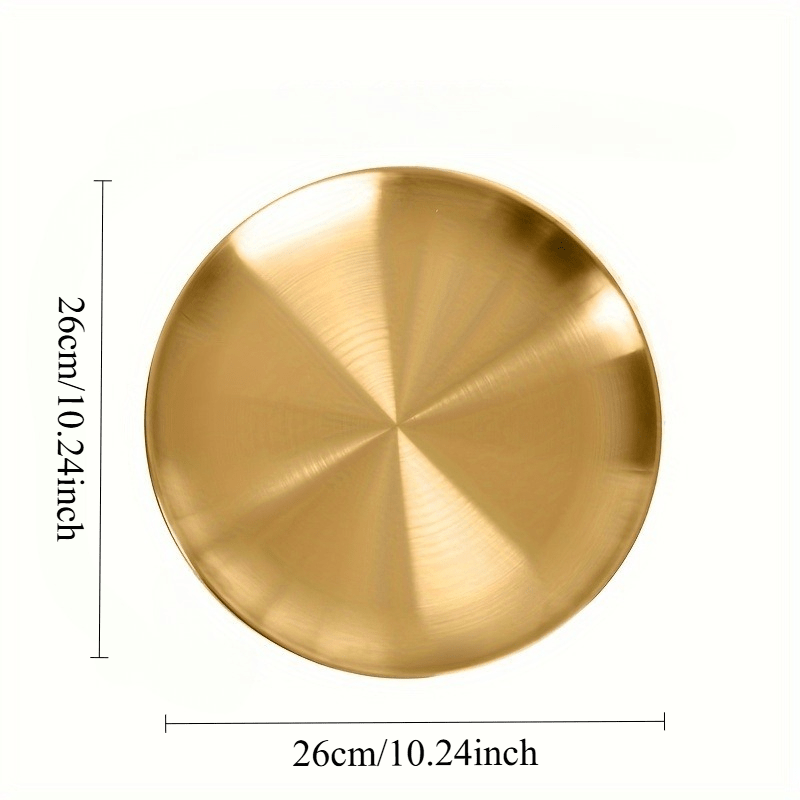 2pcs, Golden Pizza Plates, Sta - Home Cooking Dishes review and price