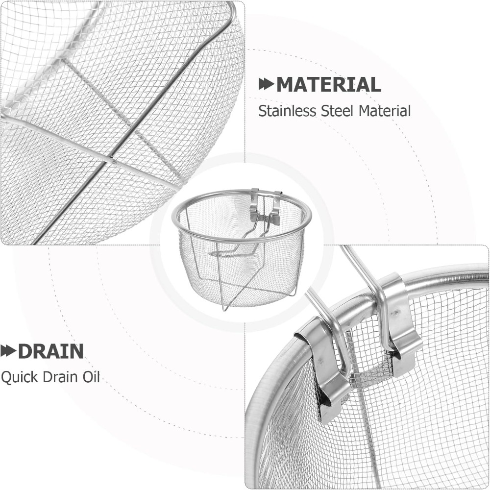 Round Fry Basket with Folding  - Home Cooking In French review and price
