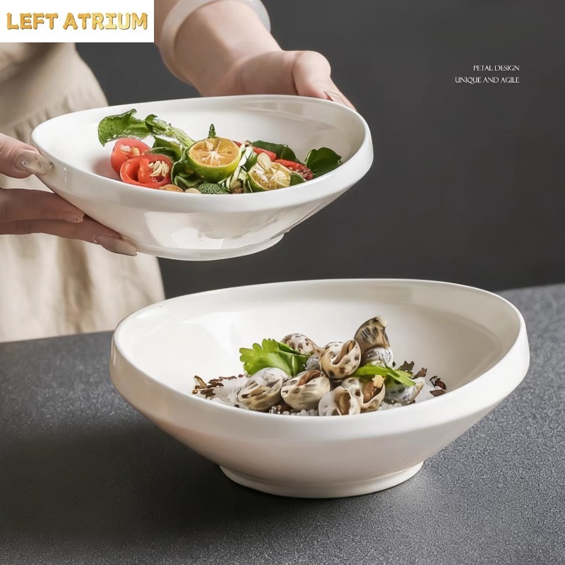 7-inch Uniquely Shaped White C - Home Cooking Dinner review and price