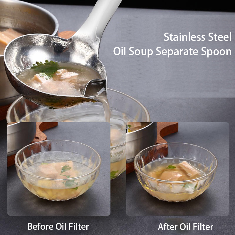 Long Handle Oil Soup Separate  - Home Cooking Dinner review and price