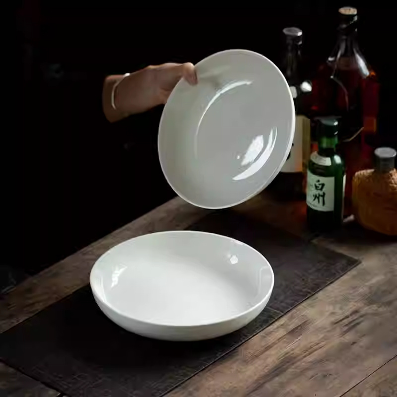 9.6 Inch White Porcelain Deep  - Home Cooking Dinner review and price