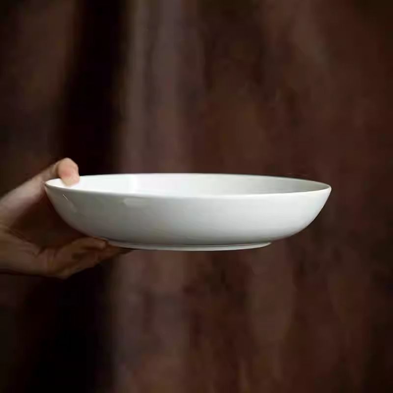 9.6 Inch White Porcelain Deep  - Home Cooking Dinner review and price