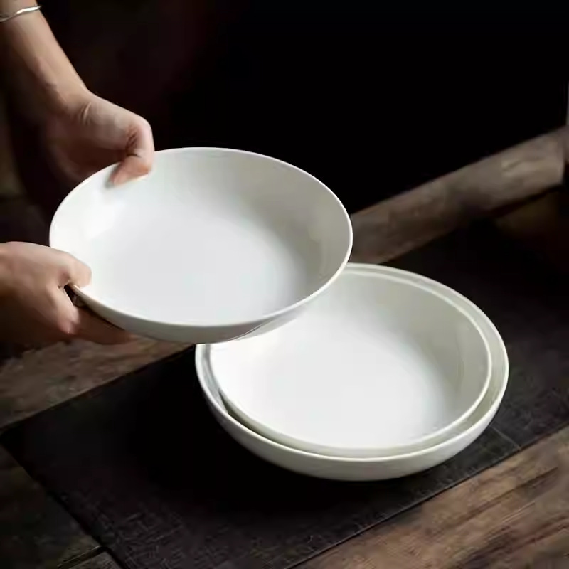 9.6 Inch White Porcelain Deep  - Home Cooking Dinner review and price