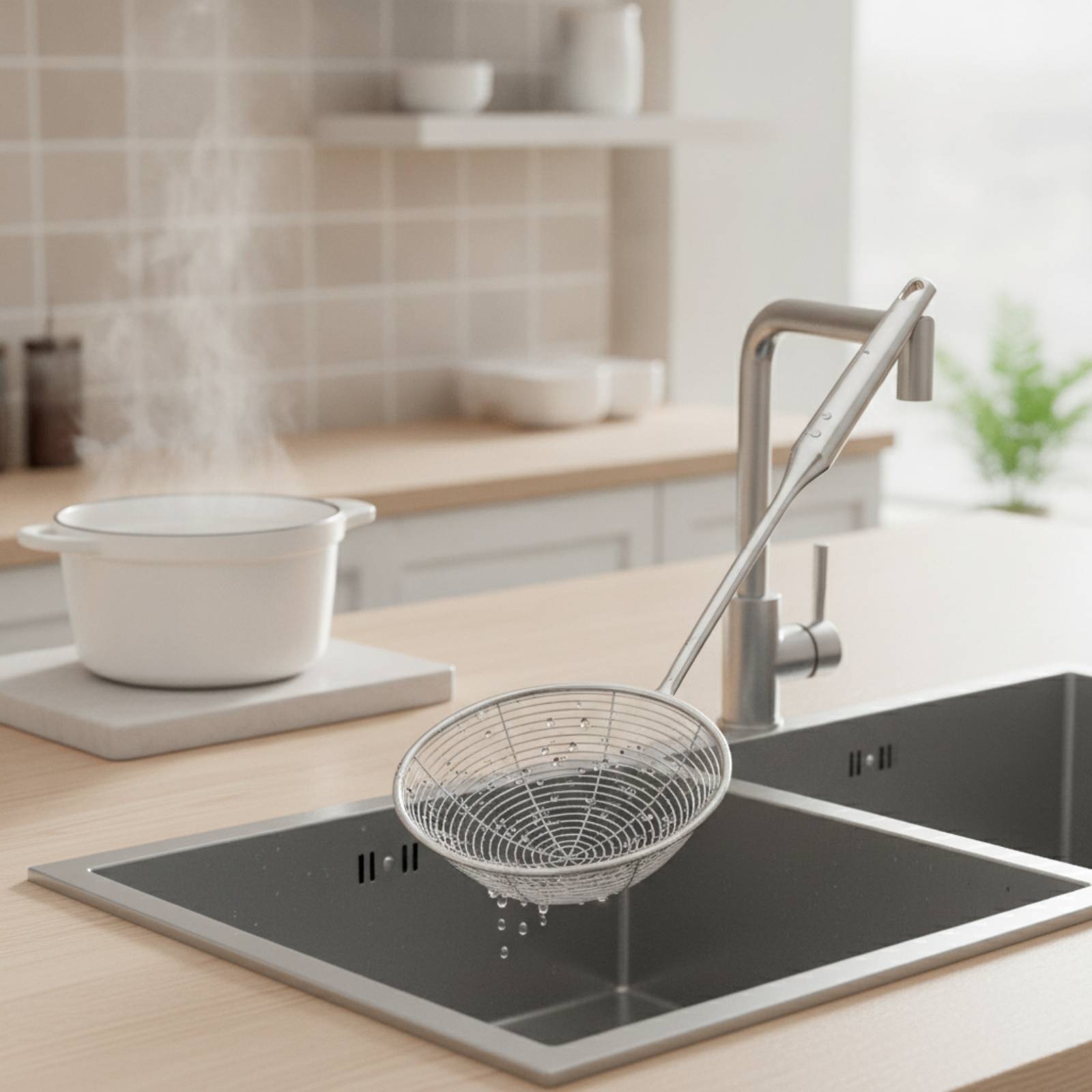Strainer Strainer Deep Basket  - Home Cooking Oil review and price