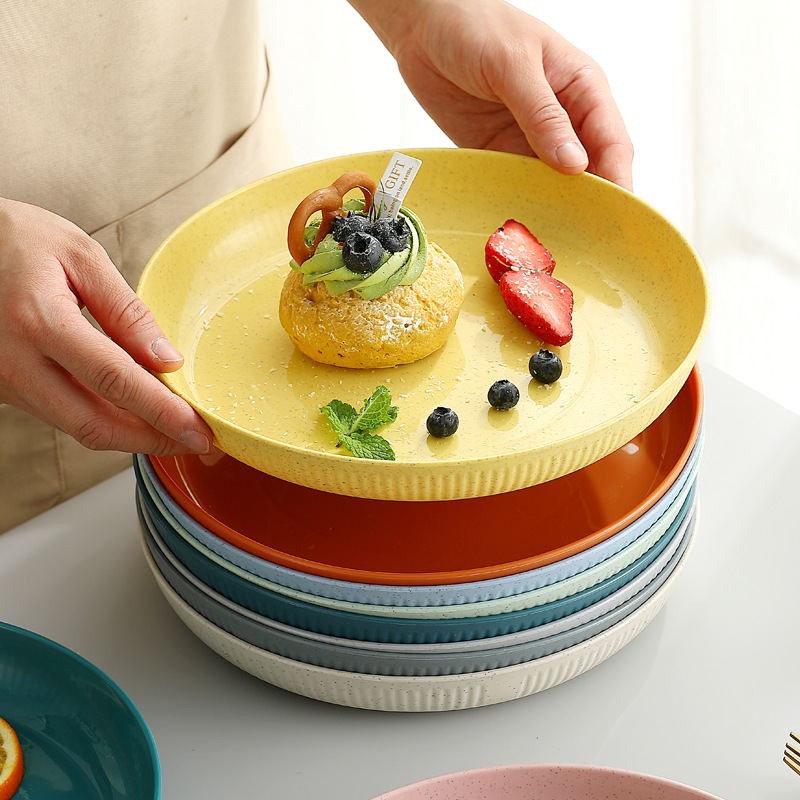 23cm Nordic Wheat Straw Dinner - Home Cooking Dishes review and price