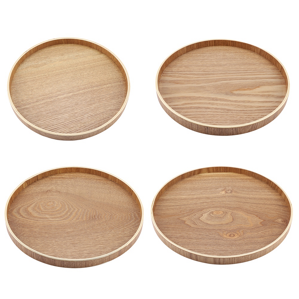 Wooden Serving Tray Tea Plate  - Home Cooking Dishes review and price