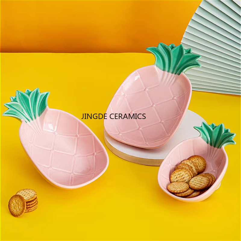 Ceramic Pineapple Shaped Tray  - Home Cooking Dishes review and price
