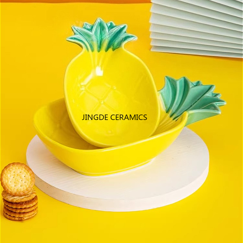 Ceramic Pineapple Shaped Tray  - Home Cooking Dishes review and price