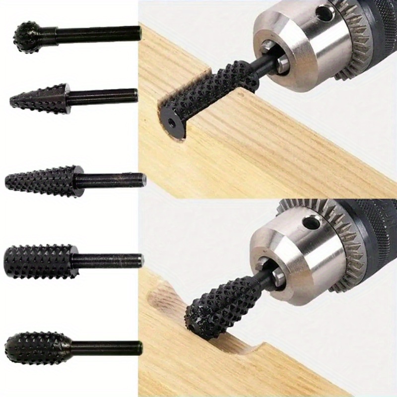 1/4'' 5PCS Drill Bit Set Cutti - Wok Carbon Steel review and price